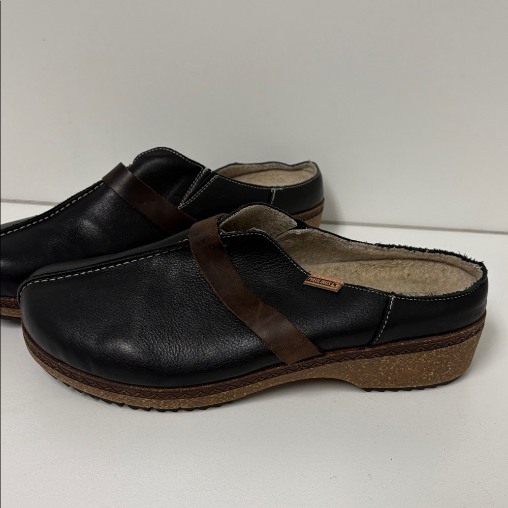 PIKOLINOS Granada Leather Clogs 10 NWT